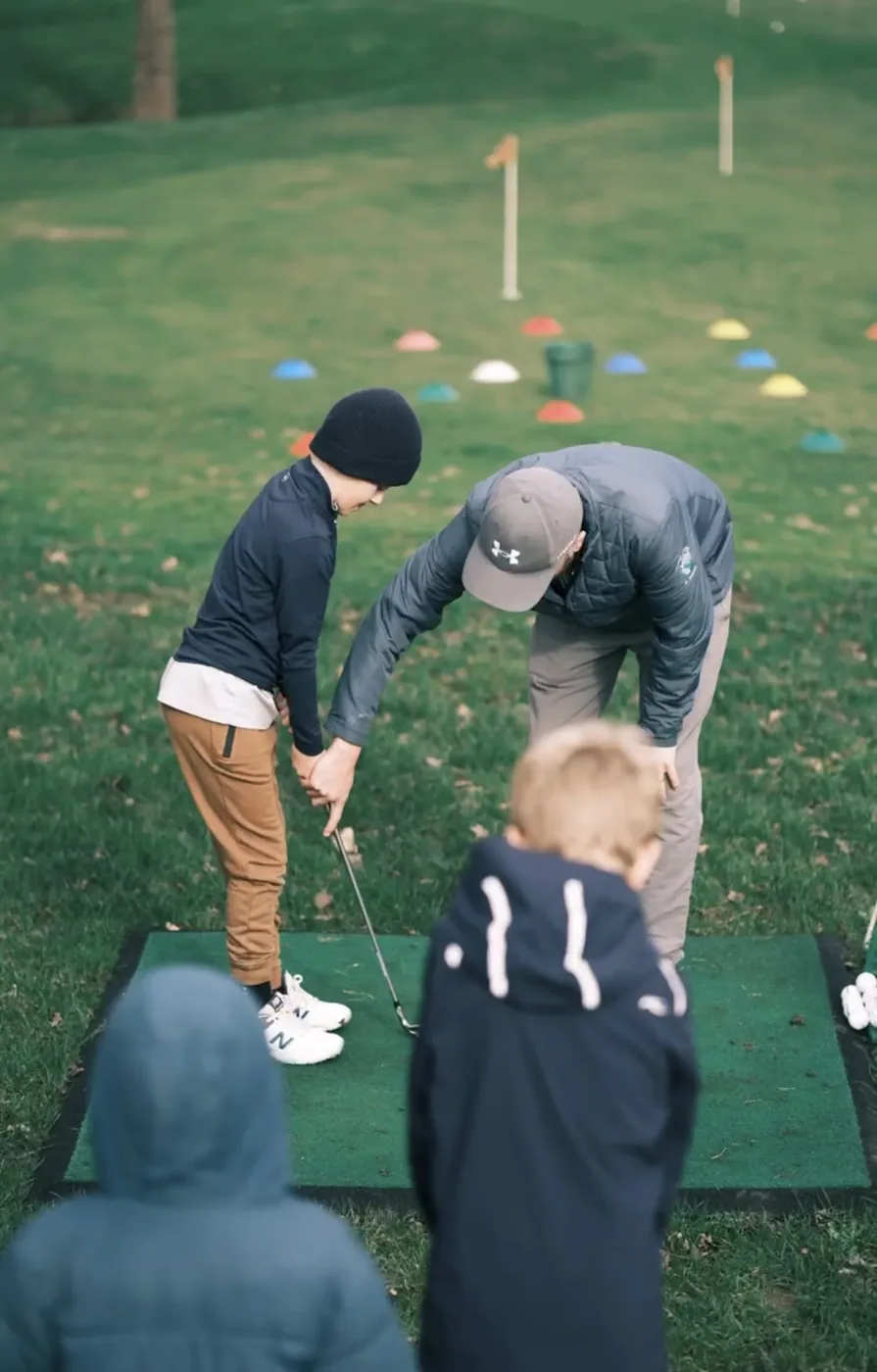 Junior golf coaching at The Leatherhead Club